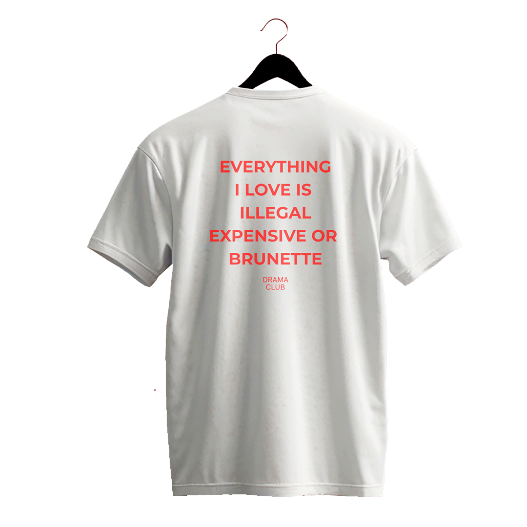 Tricou Brunette Insta spate