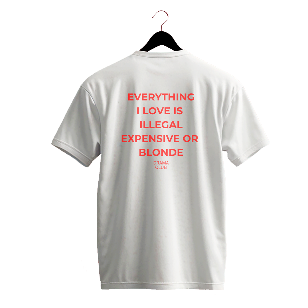 Everything I Love Is Expensive Or Blonde spate